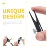 WOFASHPURET Shape Aluminium Alloy Pencil Sharpener Single Hole Sharpener for Makeup Brow Eyeliner Cosmetic Pencils Home School Use Compact Lightweight view 3