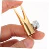 Gogogmee Manual Dual Eyebrow Pencil Sharpener with Metal U Shaped Slots Compact Design for Students and Adults Tip Makeup Pencil Sharpener for and Office Use view 3