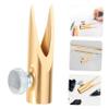 Gogogmee Manual Dual Eyebrow Pencil Sharpener with Metal U Shaped Slots Compact Design for Students and Adults Tip Makeup Pencil Sharpener for and Office Use view 4