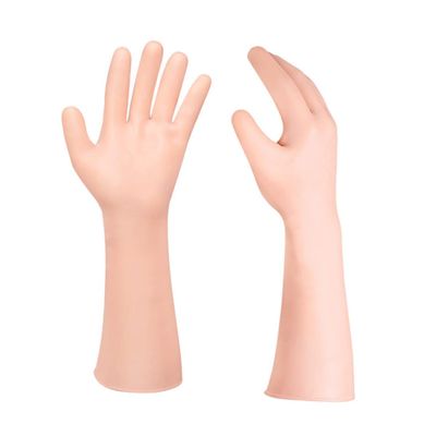 FRCOLOR Long Moisturizing Gloves for Dry Hands and Arms Softening Cracked Skin and Exfoliating Dead Skin Hydrating Hand Cover for Women for Home Pedicure and Spa Care