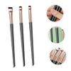 SAFIGLE Angled Eyeliner and Eyebrow Brush Black Gold Eye Makeup Brushes for Precise Eyeshadow Application Natural Finish Cosmetic Tools for Women and Professional Use view 4