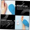 Beavorty Heat Preservation Mittens for Women Thermal Hand Spa Gloves with Lining Moisturizing and Exfoliating Hand Care Comfortable Warmth for Salon and Home Use Blue view 2