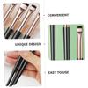 BESTYASH Black Gold Eyeliner Brush Angled Fine Tip Applicator Soft Professional Makeup Tool for Precise Eye Liner and Concealer Under Eye Application view 4