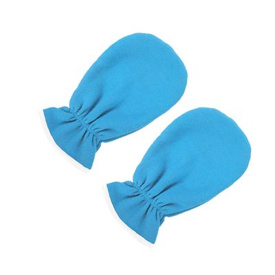 COOLHIYA Exfoliating Gloves with Elastic Cuff for Hand Spa Care Moisturizing Skin Repair Mittens Made Reusable for Dry Hands and Cuticles Conditioning at Home