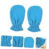 COOLHIYA Exfoliating Gloves with Elastic Cuff for Hand Spa Care Moisturizing Skin Repair Mittens Made Reusable for Dry Hands and Cuticles Conditioning at Home view 3