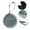 BIUDECO Slot Essential Oil Storage Bag for Bottles Portable Velvet Organizer with Zipper and Lanyard Compact Round Essential Oil Carrying Case for Travel and Daily Use view 4