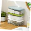 AUTSUPPL Transparent Lipstick Storage Box with Lid Elegant White Makeup Organizer for Vanity Countertop and Home Cabinet Dust Resistant Cosmetic Storage Case for Desk and Table Organization view 2