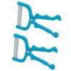 NOLITOY Manual Facial Hair Remover Blue Facial Hair Threader Epilator for Women for Chin and Face Depilation at Home Travel view 1