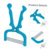 NOLITOY Manual Facial Hair Remover Blue Facial Hair Threader Epilator for Women for Chin and Face Depilation at Home Travel view 3