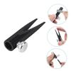 Happyyami Aluminium Alloy U Shaped Slots Pencil Sharpener for Eyebrow and Makeup Pencils Compact Lightweight Cosmetic Sharpening Tool Fine Workmanship for Travel and Outdoor Use view 4