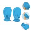 BIUDECO Heat Preservation Spa Gloves for Women Elastic Opening Exfoliating Care Mitts for Hand Therapy Moisturizing Paraffin Wax Treatment Covers Blue view 2