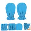 BIUDECO Heat Preservation Spa Gloves for Women Elastic Opening Exfoliating Care Mitts for Hand Therapy Moisturizing Paraffin Wax Treatment Covers Blue view 4