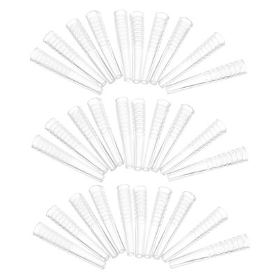 Beatifufu 50Pcs Eyelash Tweezers Caps Protective Sleeves Small for Eyelash Extensions Professional Beauty Salon Use Hand and Tool Protection