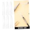 Beatifufu 50Pcs Eyelash Tweezers Caps Protective Sleeves Small for Eyelash Extensions Professional Beauty Salon Use Hand and Tool Protection view 3