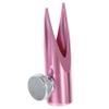 minkissy Wooden Eyebrow Pencil Sharpener Dual Sided U Shape Slot for Lip Liner and Makeup Pencils Manual Sharpener for Students Pink Creative Design for Precise Sharpening view 1