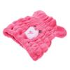 Beavorty Cute Coral Fleece Hair Drying Hat for Quick Absorbent Towel Wrap Soft Comfortable Bear Design Skin Friendly Wet Hair Towel Wrap Practical view 1