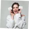 BUTIFULSIC 2 Packs Stretchable Cotton Facial Pads for Toner and Makeup Removal Soft Absorbent Cotton Makeup Remover Pads with Moisturizing Effect for Women view 4
