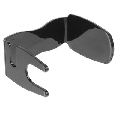 minkissy Black Plastic Razor Stand and Shaving Brush Holder for Mens Grooming Space Saving Desktop Organizer for Razors and Accessories Easy to Clean Bathroom Countertop Storage