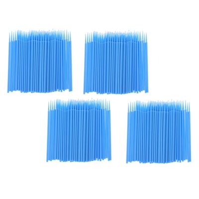 DECHOUS 4 Packs Large Swabs with Pointed for Precise Eyebrow and Eyelash Cleaning Plastic Applicator Sticks for Household and Salon Use