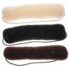 AUTSUPPL 3pcs Donut Hair Bun Makers for Women and Teens Elastic Hair Styling Tools in Black Beige Coffee Easy to Use for Messy Buns Parties Weddings Daily Wear view 1