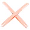 CALLARON 2pcs Stainless Steel Eyebrow Tweezers for Women Slanted Tip with Comb End Tools for Brow Shaping and Hair Removal Portable and Easy to Clean view 1