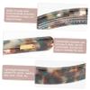 ETHZZLE Tortoise Shell Decorative Headband Non Slip Acetate Pattern Hairband for Women Face Cleaning Stylish Marble Green Hair Accessory for Daily Wear Sports Parties and Gifts view 3