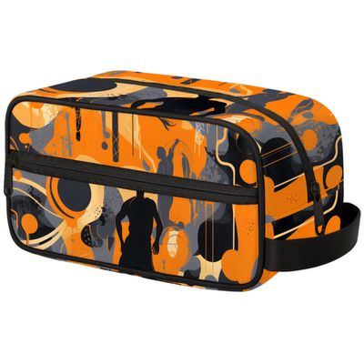 Foerrkelg Kids Travel Toiletry Bag for Boys Men -Basketball Sport Hanging Kit - Waterproof Shaving Bag Bathroom Bags Wash Bag for Toiletries Accessories
