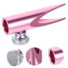 Gogogmee Portable Manual Metal Pencil Sharpener for Eyebrow and Eyeliner Pencils Tip Thickness Construction Suitable for Students Artists and Beginners Pink view 4