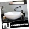 PLAFOPE Shaving Brush Stand Holder Plastic Razor and Brush Organizer for Mens Grooming Bathroom Countertop Space Saving Multifunctional Shaving Tool Holder view 4