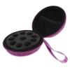 CALLARON Slot Essential Oil Organizer Bag Velvet Travel Case for Bottles Portable Perfume Holder with Mesh Pocket Sponge Protection for Women and Home Use view 1