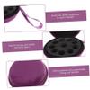 CALLARON Slot Essential Oil Organizer Bag Velvet Travel Case for Bottles Portable Perfume Holder with Mesh Pocket Sponge Protection for Women and Home Use view 4