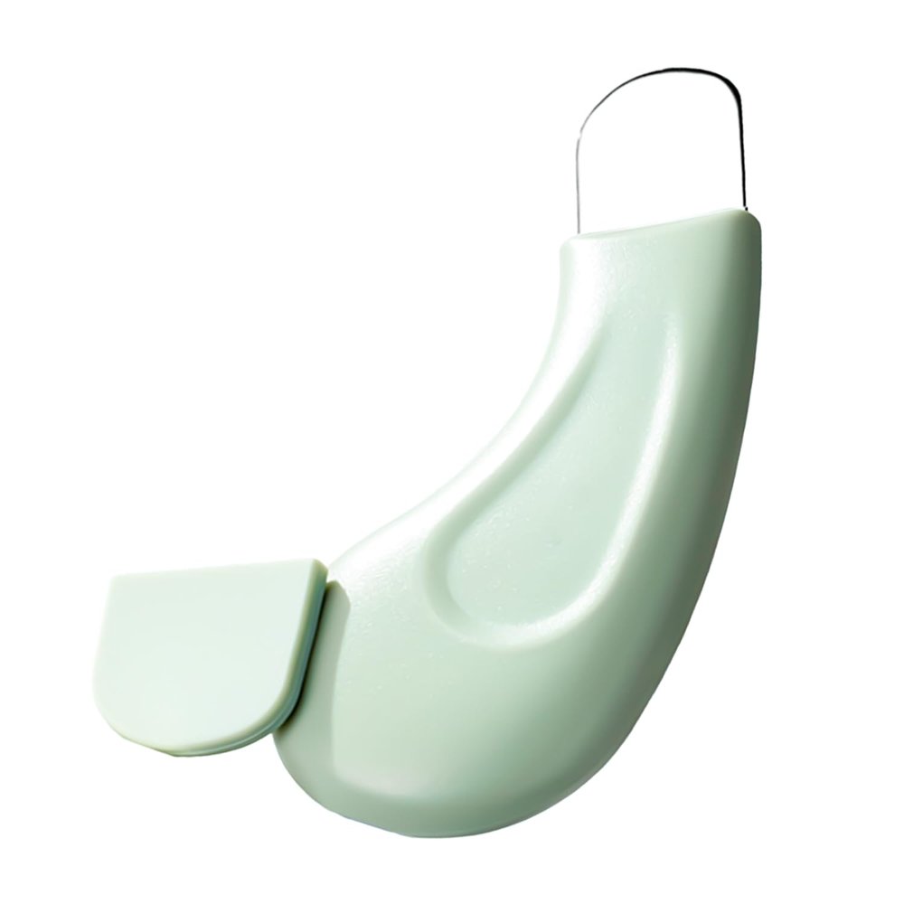 WALWAL Blackhead Remover Tool for Deep Cleansing Manual Pore Cleaner with Stainless Steel Head Gentle Facial Scrubber Spatula(Light Green)