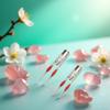 2Pcs Silver Tweezer With LED Light For Hair Removal Makeup Tool Eyebrow Eyelash for Women Facial Hair, Lash Trimmer, Hair Tweezers, Ingrown For Tweezer, Women's Hair Removal Tweezers view 2