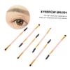 Healeved 6Pcs Double Ended Eyebrow and Lash Curling Brushes with Spoolie for Precise Eye Brow Grooming and Makeup Comfortable Elastic Design Suitable for Beginners and Professionals view 2