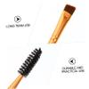 Healvian 6Pcs Double Ended Angled Eyebrow Brush and Spoolie for Eyelash Curling Makeup Tool for Precise Brow Grooming and Lash Definition Suitable for Beginners and Professionals view 2