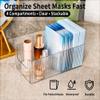 Imakmasion Skin Care Organizer & Face Mask Organizer with 4 Compartments view 4