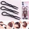 120 Pcs Convenient U-Shape Hair Accessories: Fashion Magic Bending Clips - Simple Styling Hairpins For Women(Black) view 2