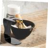 Beavorty Space Saving Razor and Brush Stand for Men Plastic Shaving Brush Holder with Multifunctional Design for Bathroom Countertops Grooming Accessory Organizer view 2