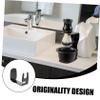 Beavorty Space Saving Razor and Brush Stand for Men Plastic Shaving Brush Holder with Multifunctional Design for Bathroom Countertops Grooming Accessory Organizer view 3