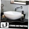 Beavorty Space Saving Razor and Brush Stand for Men Plastic Shaving Brush Holder with Multifunctional Design for Bathroom Countertops Grooming Accessory Organizer view 4