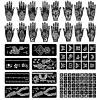 10 Temporary Tattoo Stencils 94 PCS Stencils Realistic, Tattoo Stencils for Face Body Art Painting for Women Men Adults Kids view 1