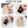 10 Temporary Tattoo Stencils 94 PCS Stencils Realistic, Tattoo Stencils for Face Body Art Painting for Women Men Adults Kids view 3