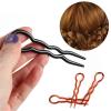 120 Pcs Magic Bending U-Shape Hair Sticks: Fashion Styling Clips - Convenient Simple Hairpins For Womens Hairwear(3-1pcs) view 2