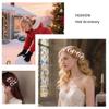 12 Pcs Christmas Bow Hair Clips Snowflakes Pom Pom Hair Clip Cute Plush Ball, for Women Winter Xmas Party Hair Accessories Wedding Birthday Headwear view 2
