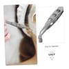 Baluue Metal Meibomian Gland Expressor Eyelid Forceps Precision Tweezers for Women Eye Gland Blockage Relief Portable Eyelid Massage Tool for Improved Eye Health view 4