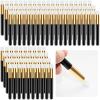 100 Pcs Lash Brush Bulk, Multipurpose Soft Eyelash Cleaning Brush, 4.39 Inch Travel-Size Lash Extension Cleaning Shampoo Brushes for Eyelash Extensions for Mascara, Makeup & Crafts Black view 1