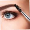 FRCOLOR 6Pcs Double Ended Makeup Sponge Brush for Foundation Blush Mascara Eyebrow and Eyelash Application Dual Function Cosmetic Applicators with White and Black Handles for Professional view 3