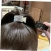 ETHZZLE 2pcs Full Rhinestone Ponytail Hair Clips for Women Alloy Claw Clips Elegant Headdress for Sports Cooking Work and Daily Use view 2