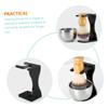 BUTIFULSIC Acrylic Shaving Brush Stand and Shaving Soap Bowl for Men Beard Grooming Holder with Razor Drying Rack Bathroom Decoration for Home and Barbershop Use view 4