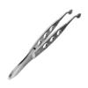 Healeved Metal Meibomian Gland Eyelid Tweezer for Women Precise Eyelid Massage Tool with Flat Tip for Targeted Relief and Portable Eye Care view 1